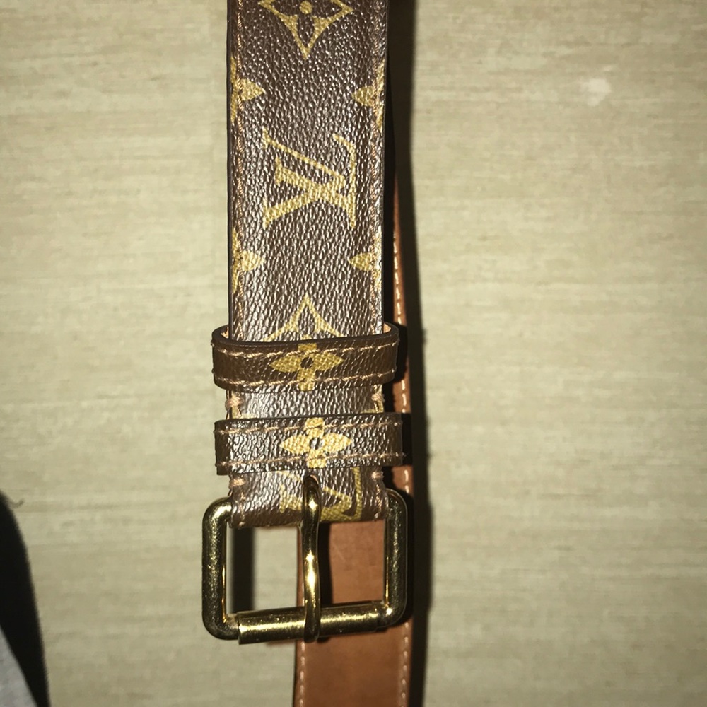 Authentic Louis Vuitton Monogram Belt Men